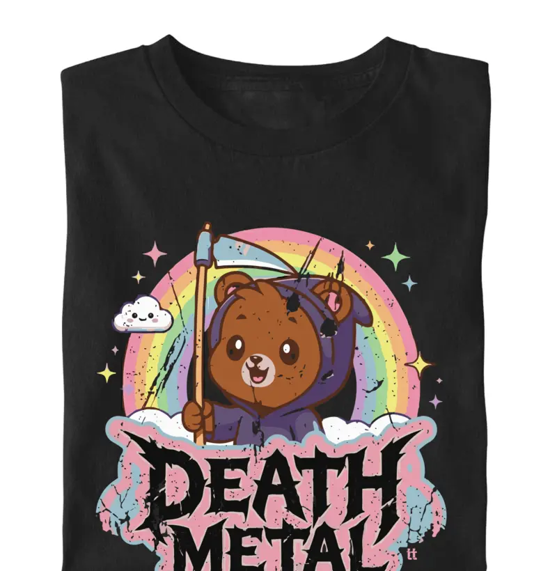 Camiseta Death Metal Kawaii | Últimas Palavras