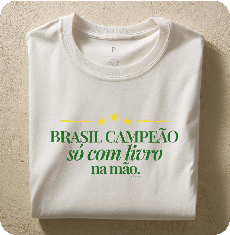 Brasil campeão só com livro na mão