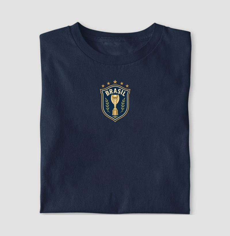 Camiseta Retrô Brasil - Patch Central
