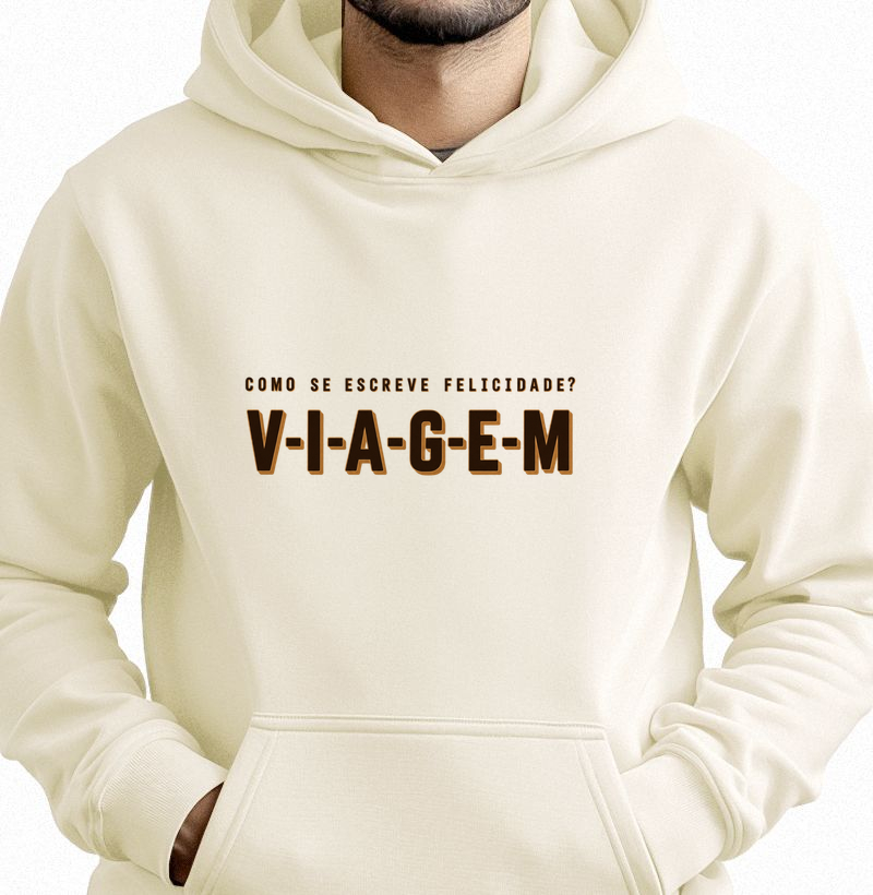 Moletom Como Se Escreve Felicidade