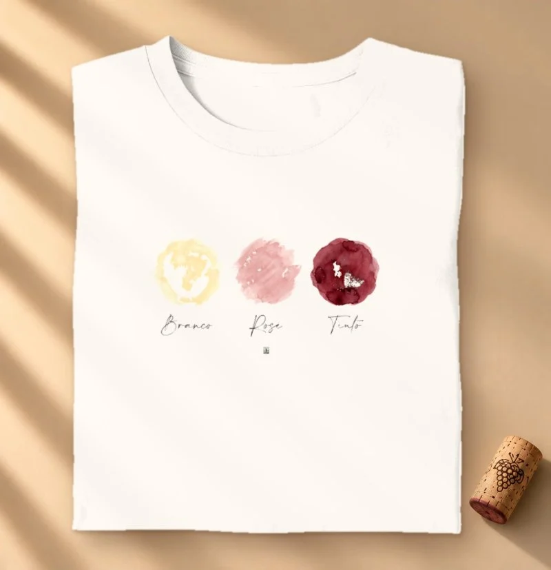 Camiseta Vinho - As Cores do Vinho