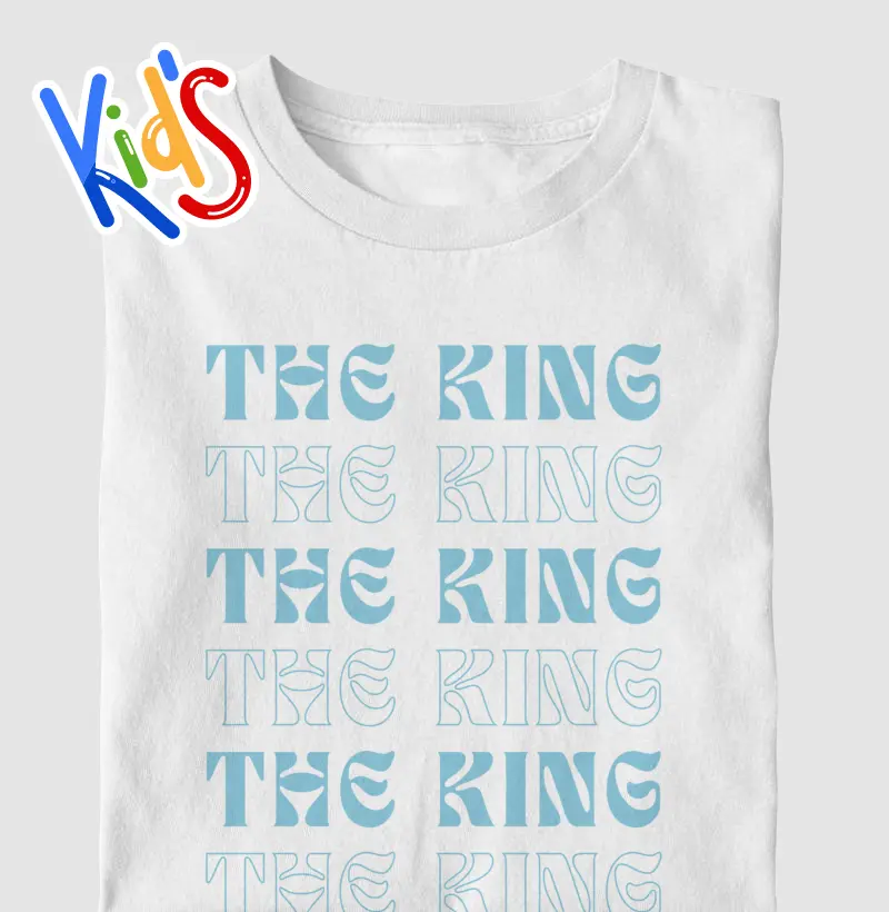 Camiseta Kids The King