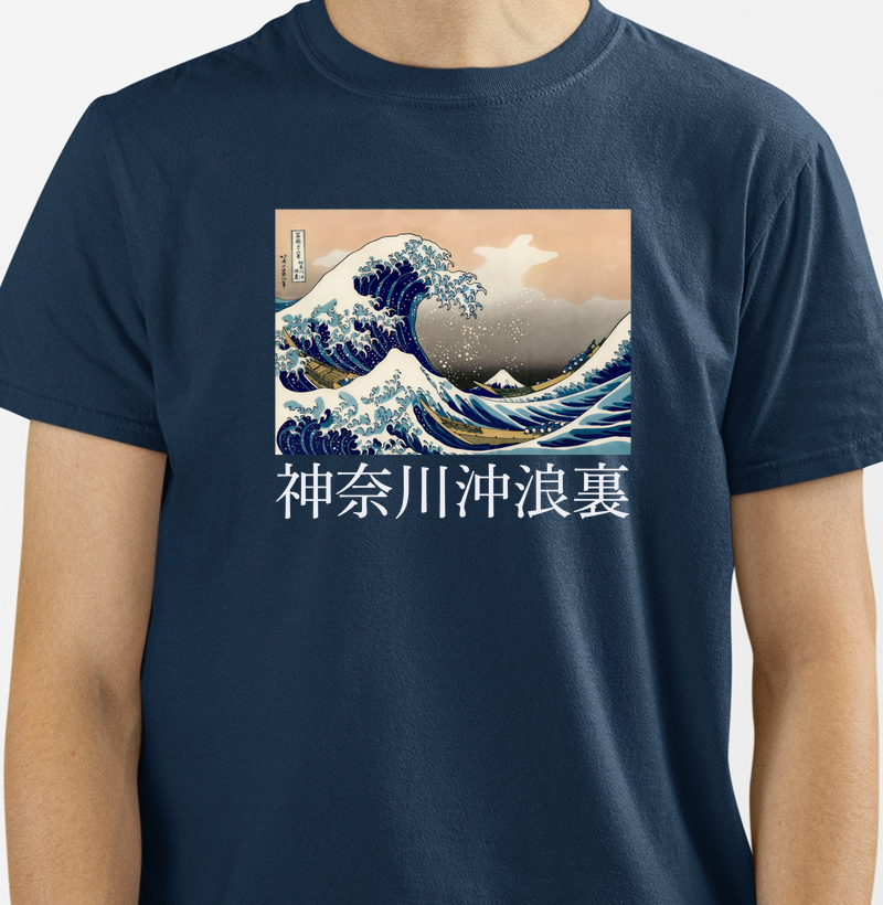 Camiseta A Grande Onda de Kanagawa