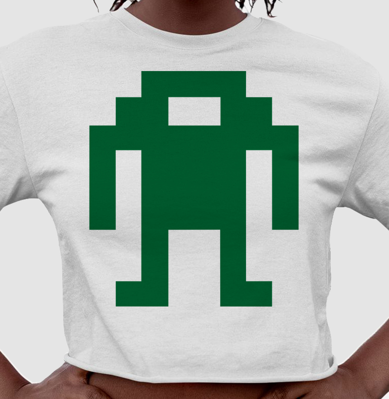 Green Pixel Droid – Think Tee