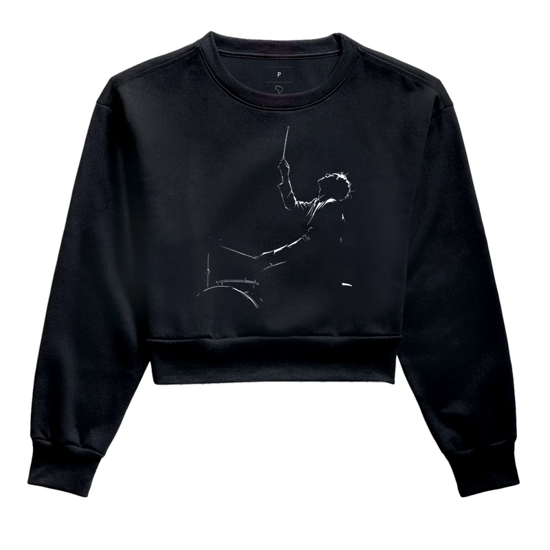 Drummer Hands High Silhouette