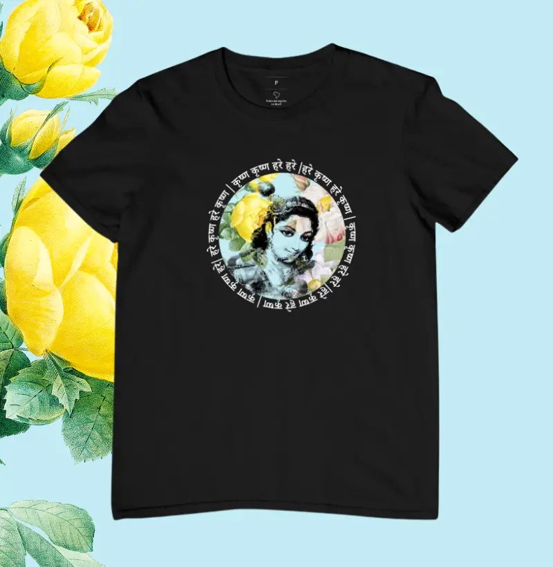 Krishna Flautista Floral