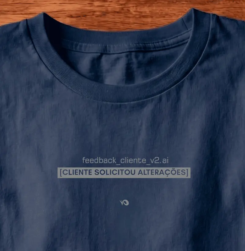 Cliente solicitou alterações | Camiseta - Algodão Peruano