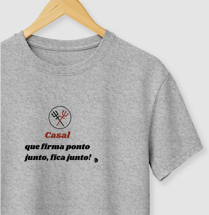 Casal que firma ponto