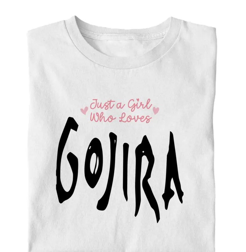 Camiseta Just a Girl Who Loves Gojira