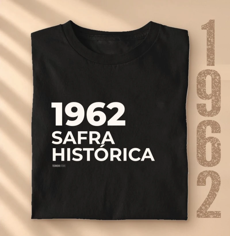Camiseta Vinho - 1962 • Safra Histórica