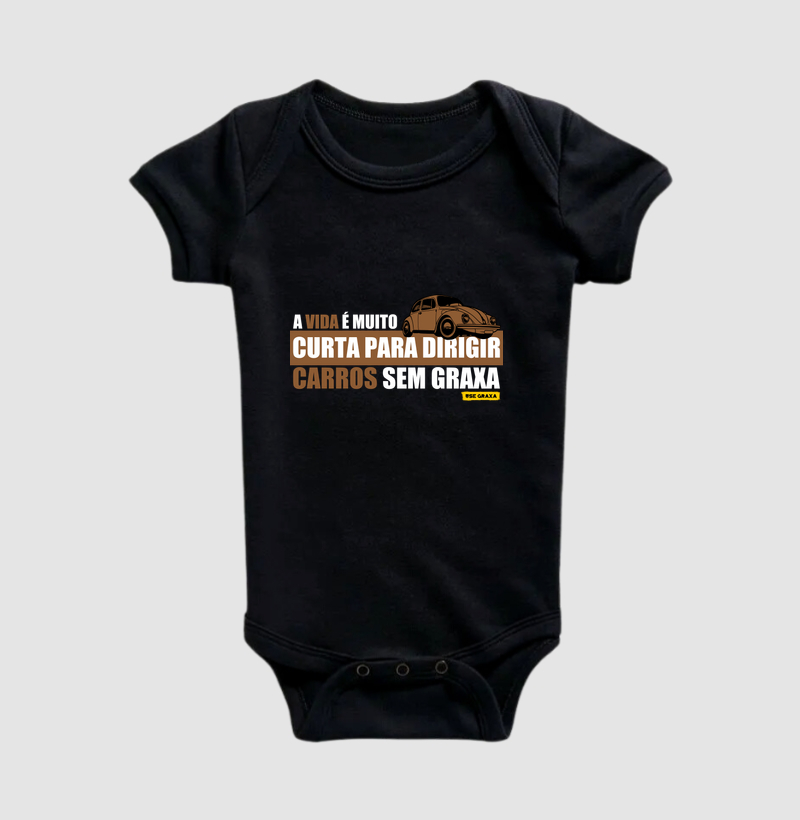 A Vida é Muito Curta Fusca Marrom