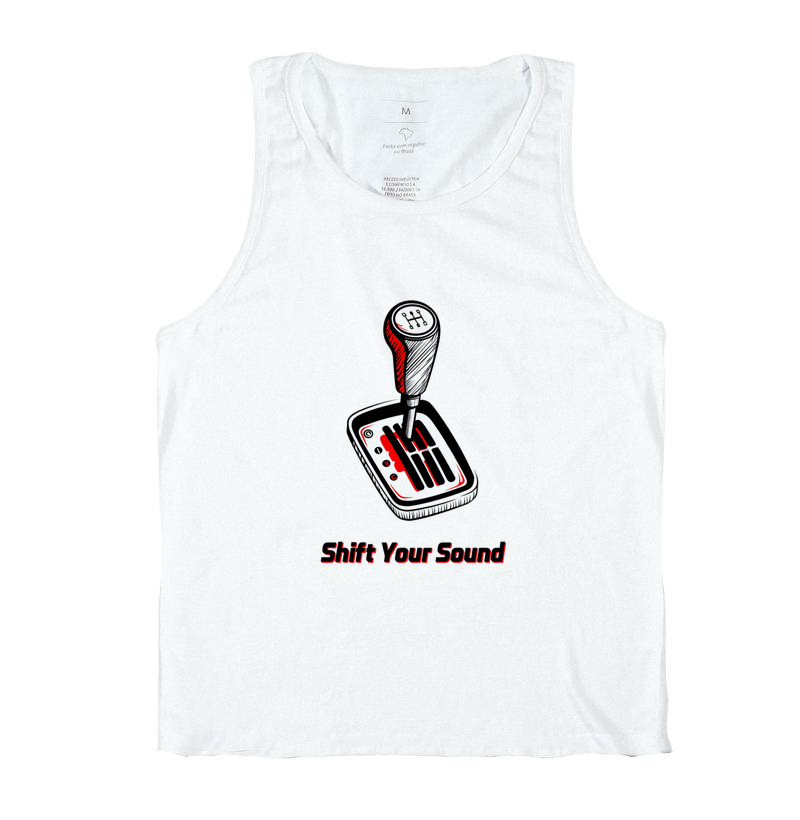 Shift Your Sound Camiseta - Câmbio Manual e Música Rock