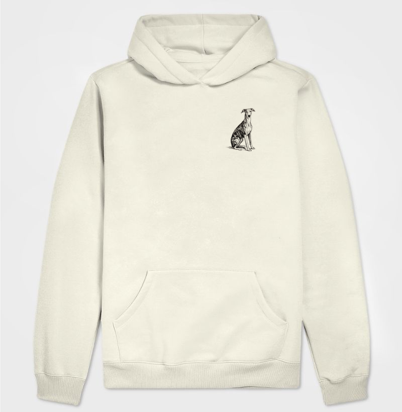 Galgo - Desenho - Hoodie Moletom