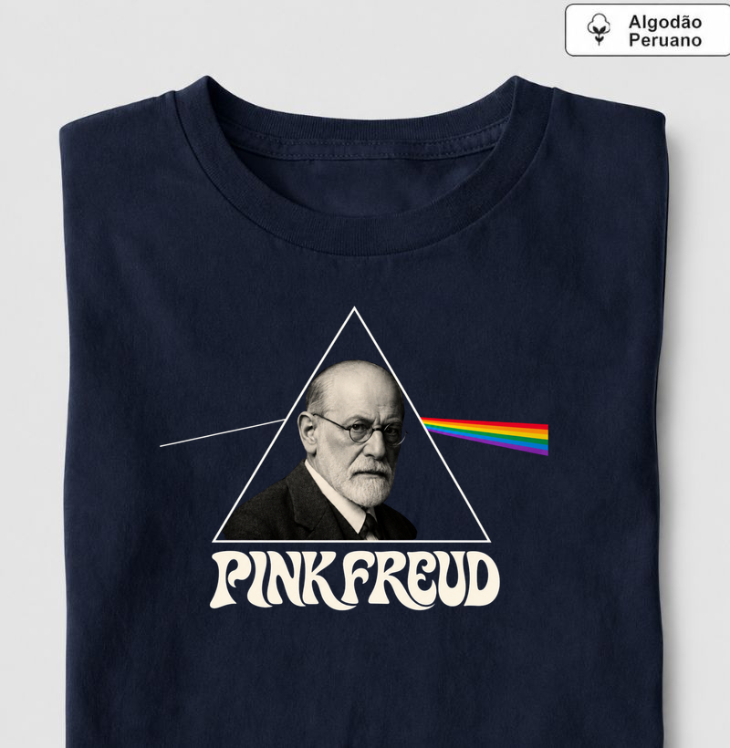 Pink Freud — O Som do Inconsciente - Camiseta Algodão Peruano