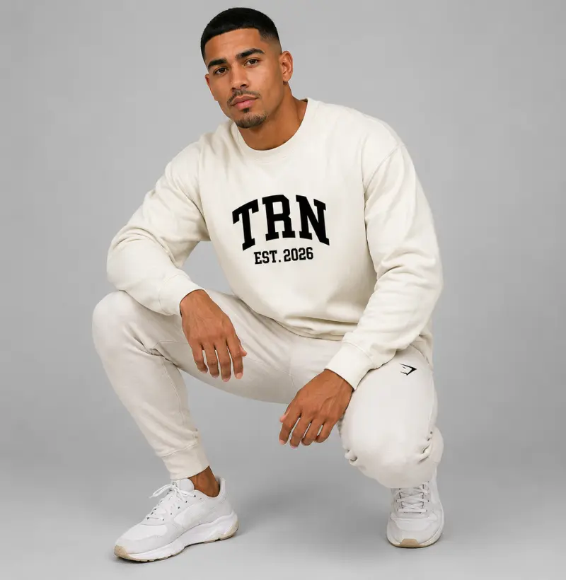Suéter Moletom TRN EST. 2026 | Estilo College Premium