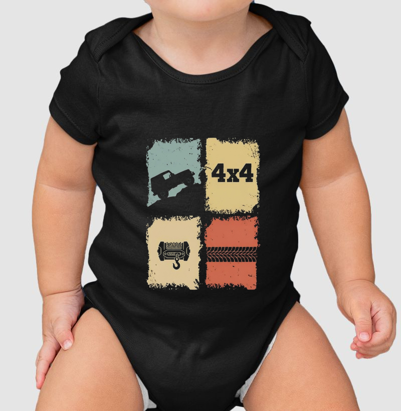 4x4 elementos - Body Infantil
