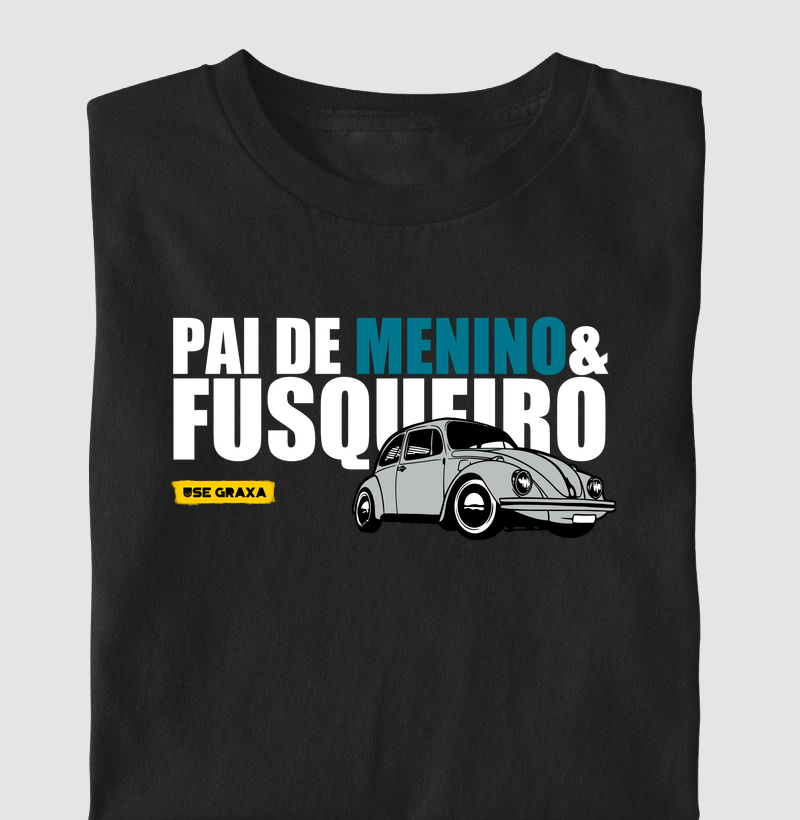 Pai de Menino e Fusqueiro Cinza Prata