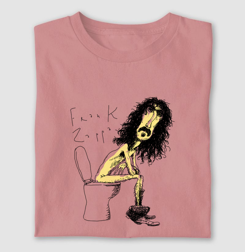 Frank Zappa (Toilet) - Nanquim e tinta