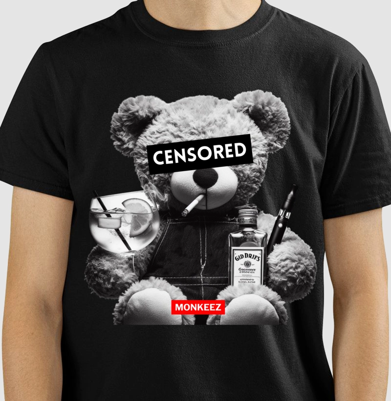 Urso Censored Pelúcia 