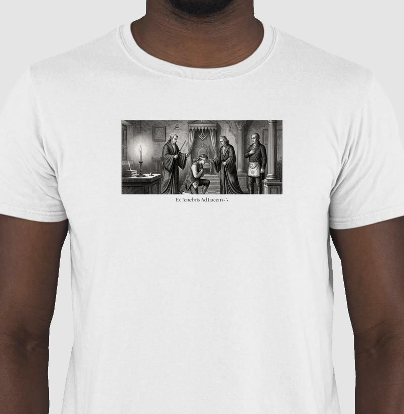 Camisa Maçônica Ex Tenebris Ad Lucem ∴