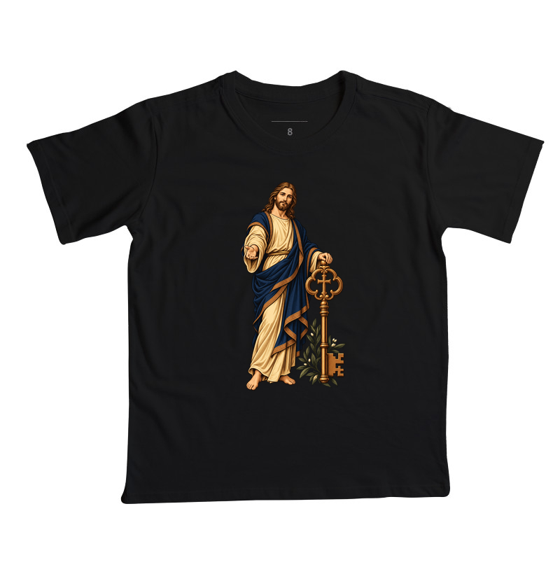 Cristo, Chave de Davi - Cristo Vivo - Camiseta Infantil