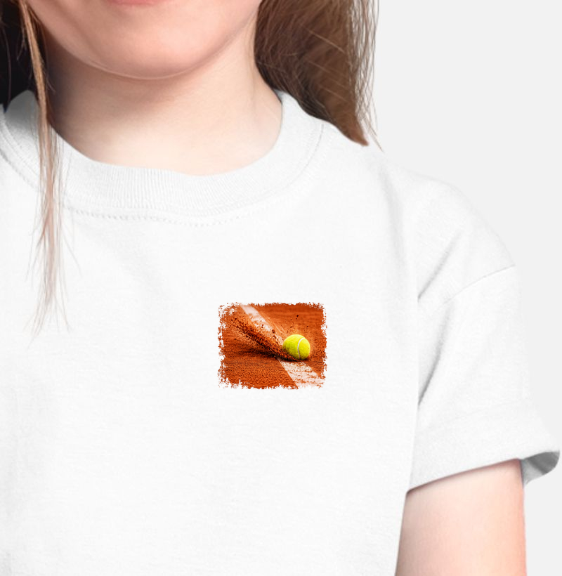 Bolinha no Saibro Pocket - Camiseta Infantil