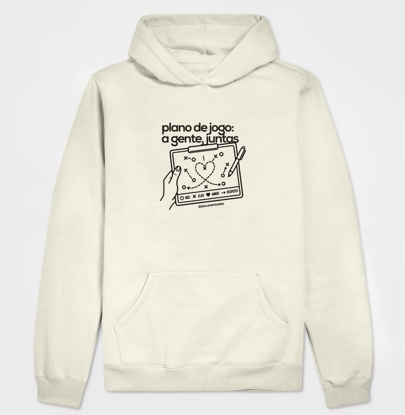 Plano de Jogo: A Gente, Juntas - Documentadas - Hoodie Moletom