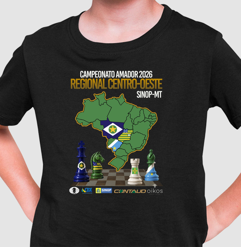 Campeonato Amador 2026 - Centro-Oeste  - Camiseta Infantil