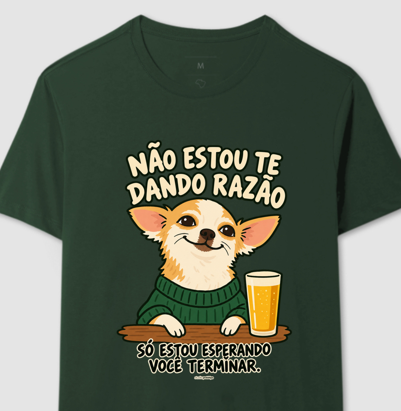 Camiseta Não Estou Te Dando Razão