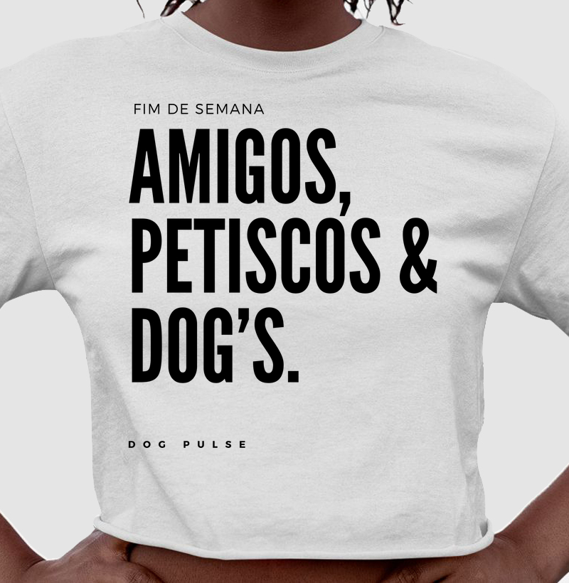 Cropped Dog Pulse Pawsitivity Collection FDS – Weekend Vibes