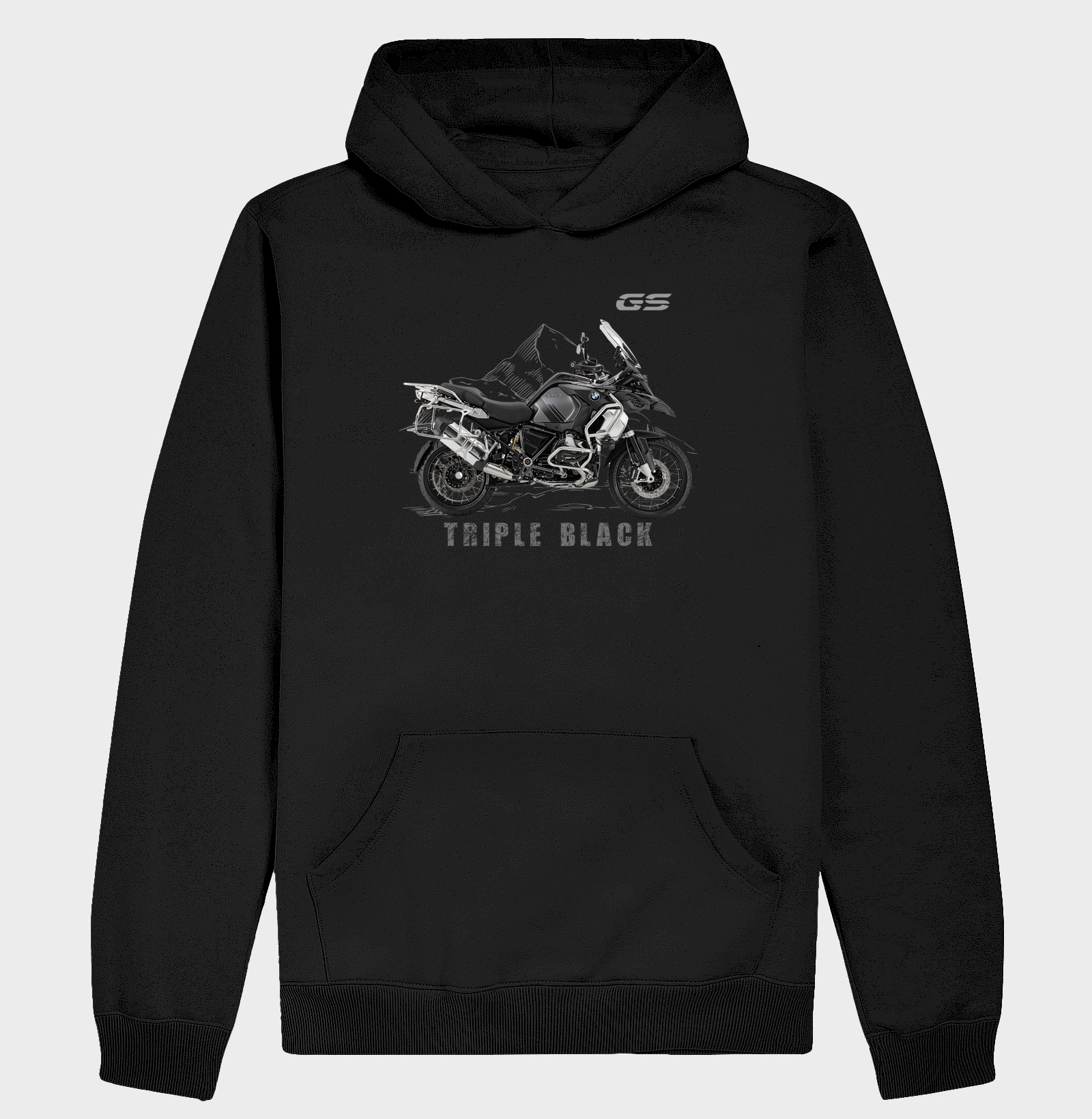 Moletom Hoodie GS 1250 Triple Black