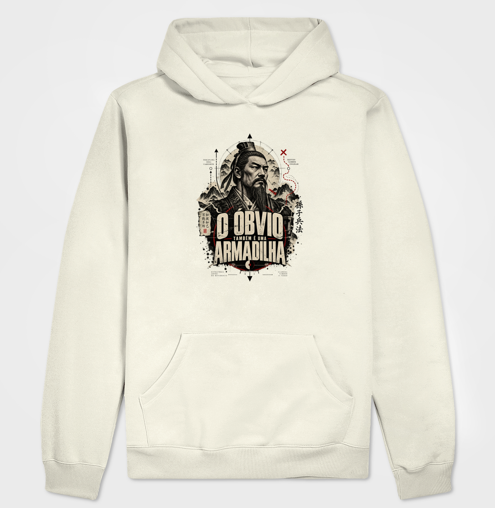 Sun Tzu - O Óbvio Também é uma Armadilha - Hoodie Moletom