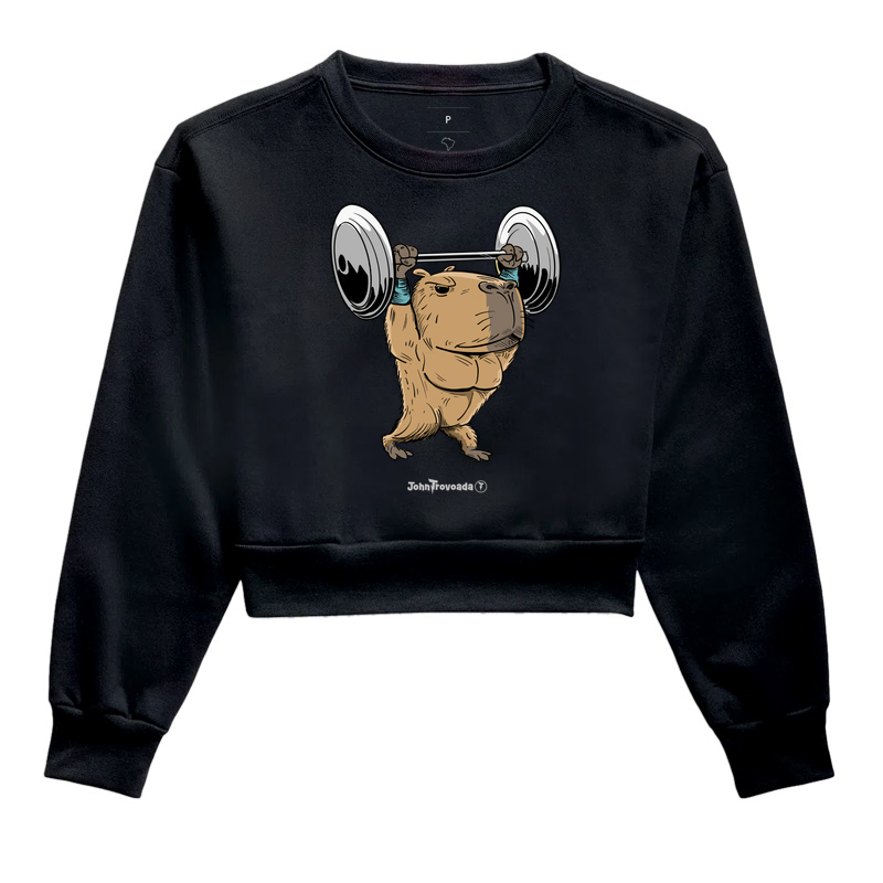 Cropped Moletom Capivara Jerk