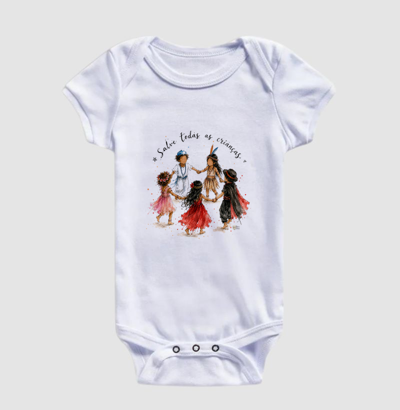 Salve Todas as Crianças Maria Patuá - Body Infantil