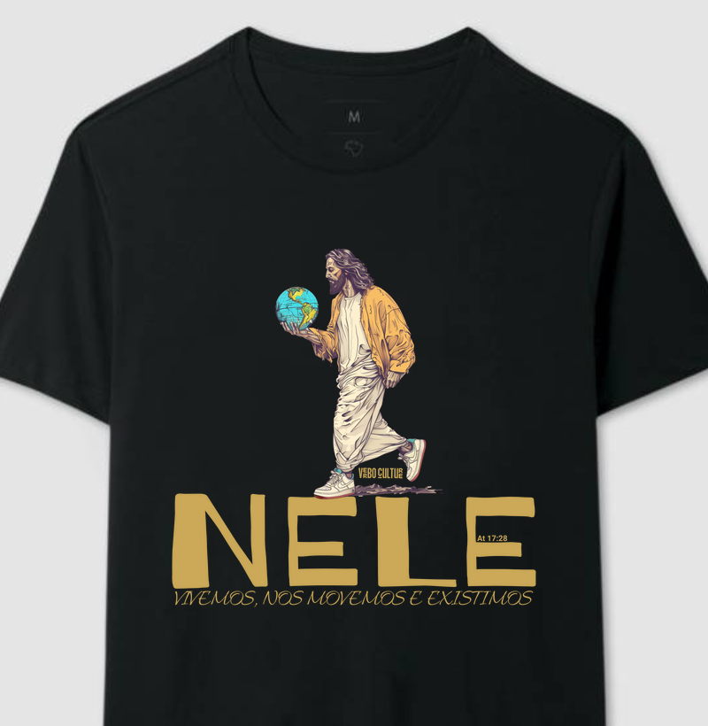 CAMISETA "NELE NOS MOVEMOS E EXISTIMOS"