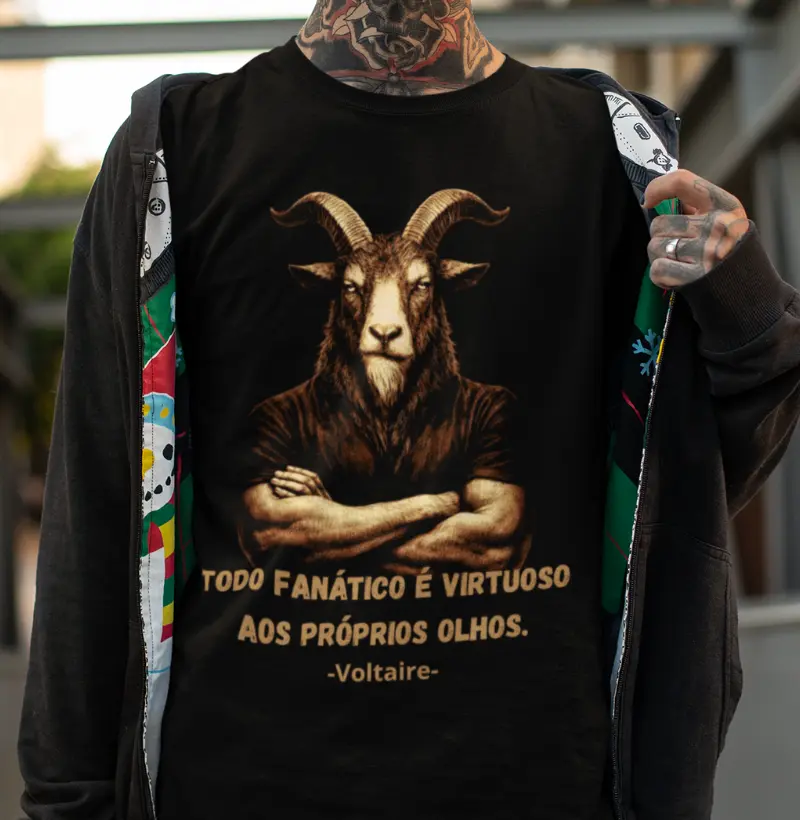 É virtuoso aos próprios olhos.