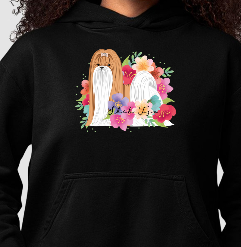 Shih Tzu Floral