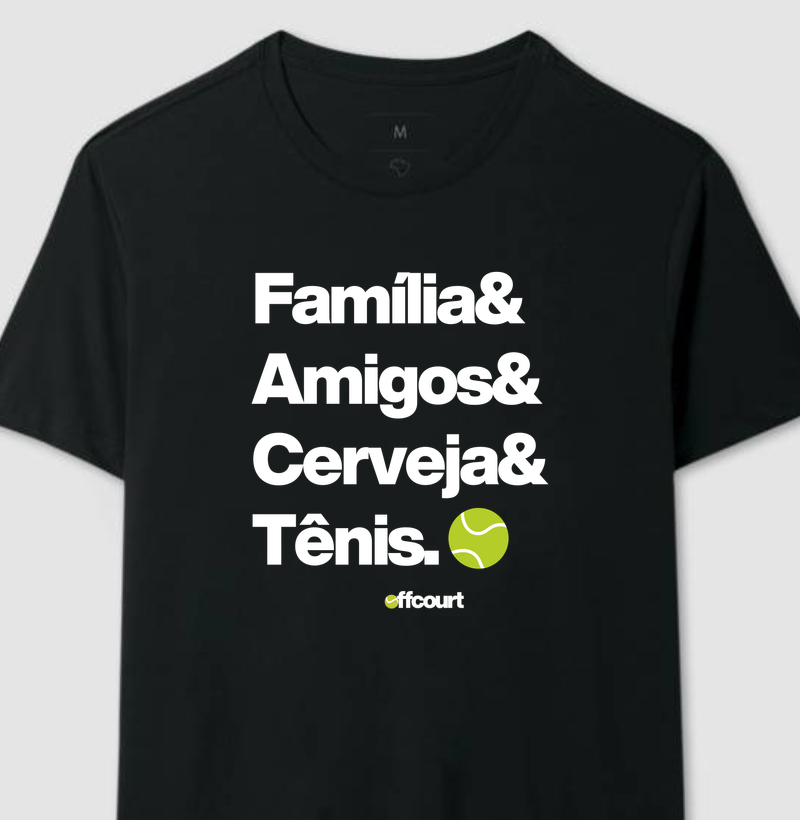Camiseta Tênis - Importante