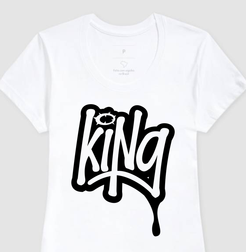 Camiseta Feminina King