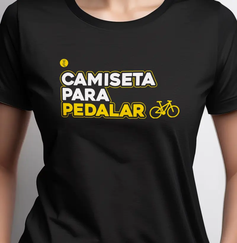 Camiseta para pedalar