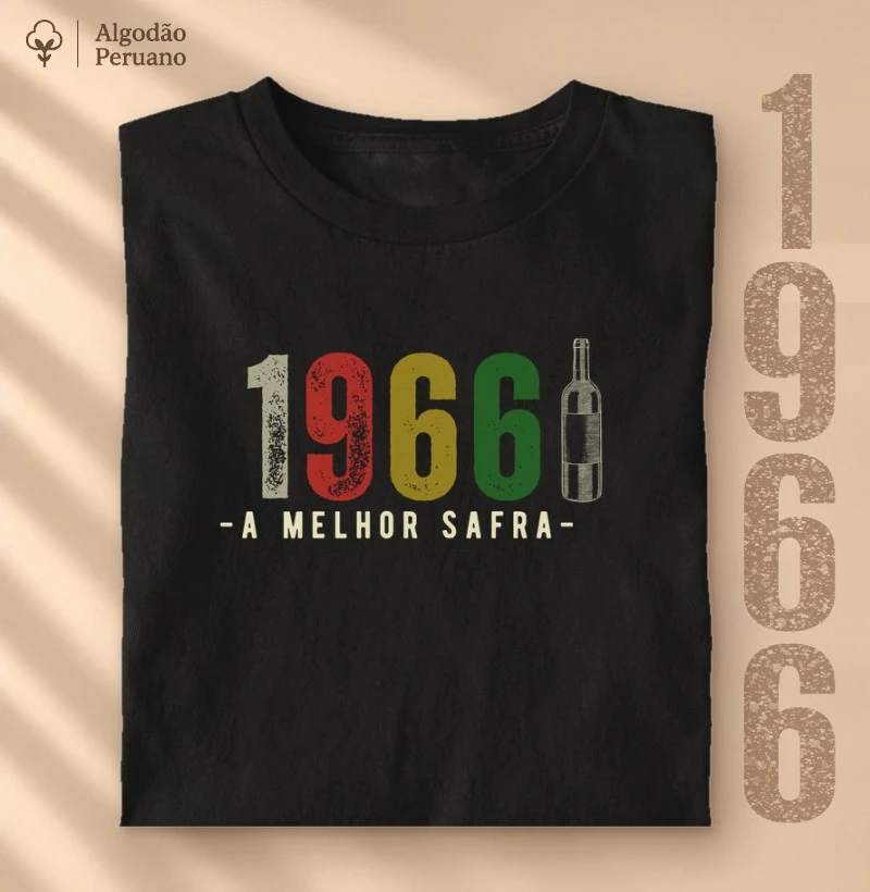 Camiseta Vinho - A Melhor Safra 1966