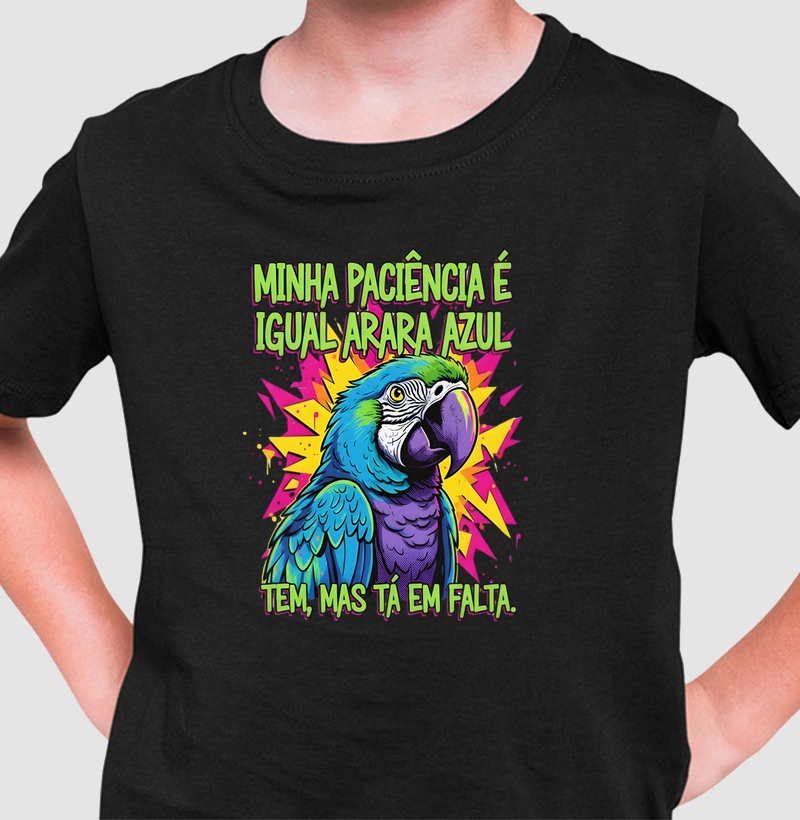 PACIÊNCIA ARARA AZUL