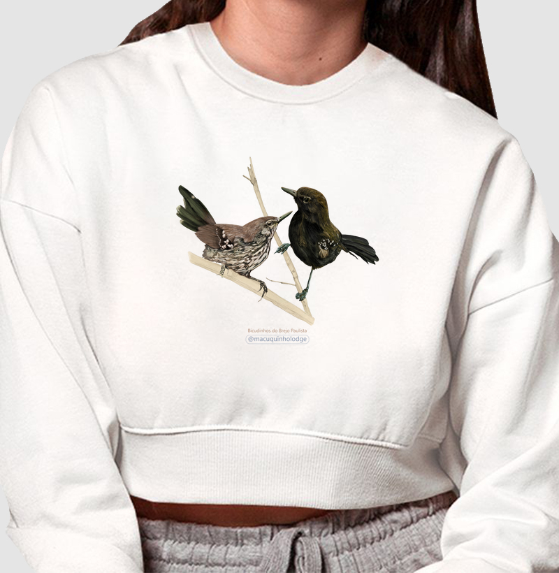 Colab Rev&Mac - Casal Bicudinhos - Moletom Cropped