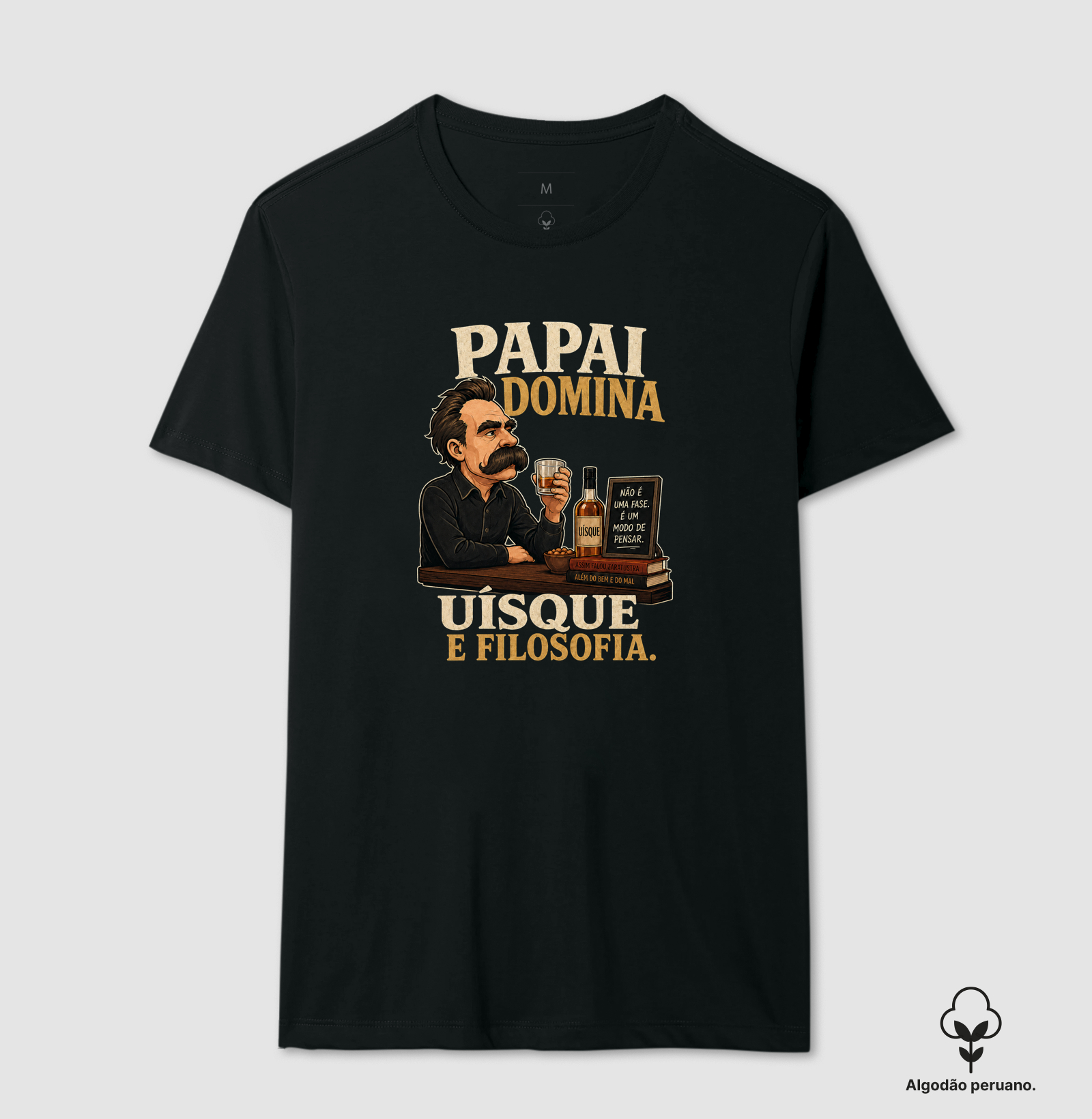Papai Domina - Camiseta Algodão Peruano