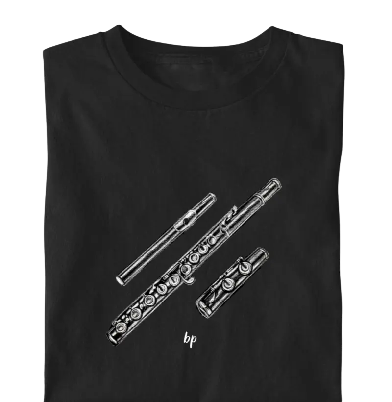 Flauta transversal - desmontada