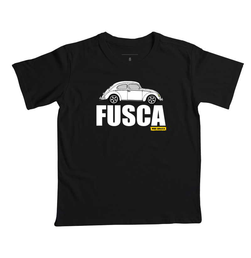 Fusca Branco com escrita