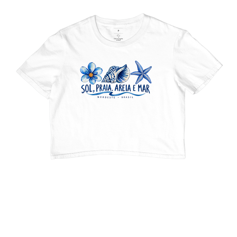 Camiseta Sol, Praia , Areia e Mar | OxenteWear