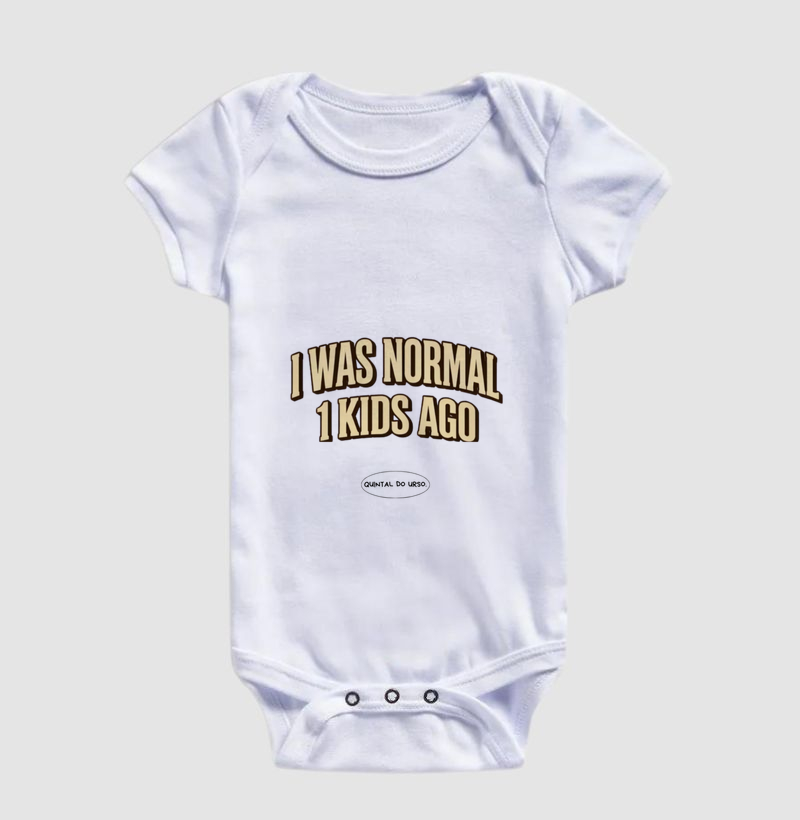 Body Infantil Basketball I was normal 1 kids ago