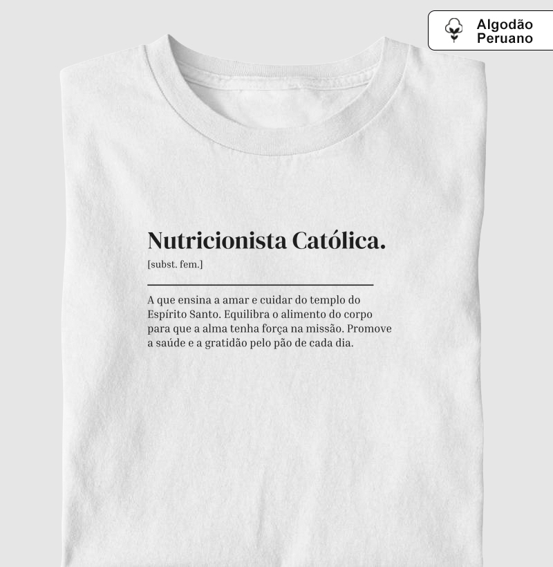 Nutricionista Católica - Dicionário - Algodão Peruano
