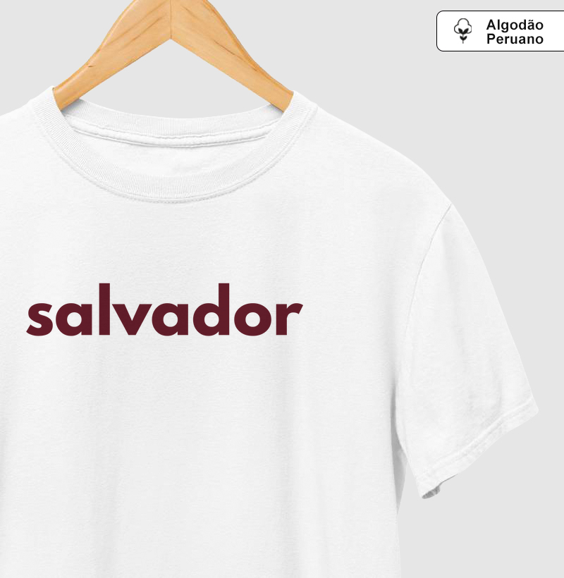 Camiseta Salvador Bahia  Algodão Peruano 
